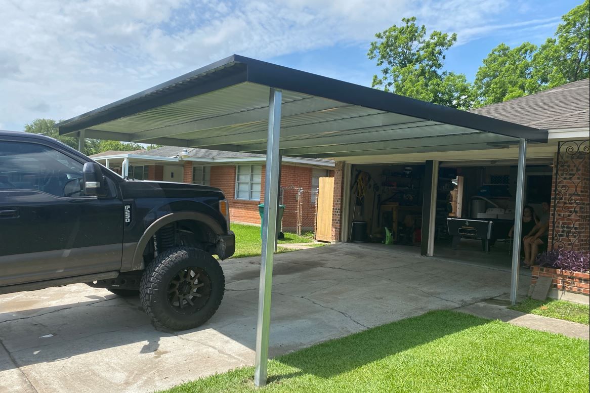 Galvanized Covers & Carports — Kool Covers project photo 2