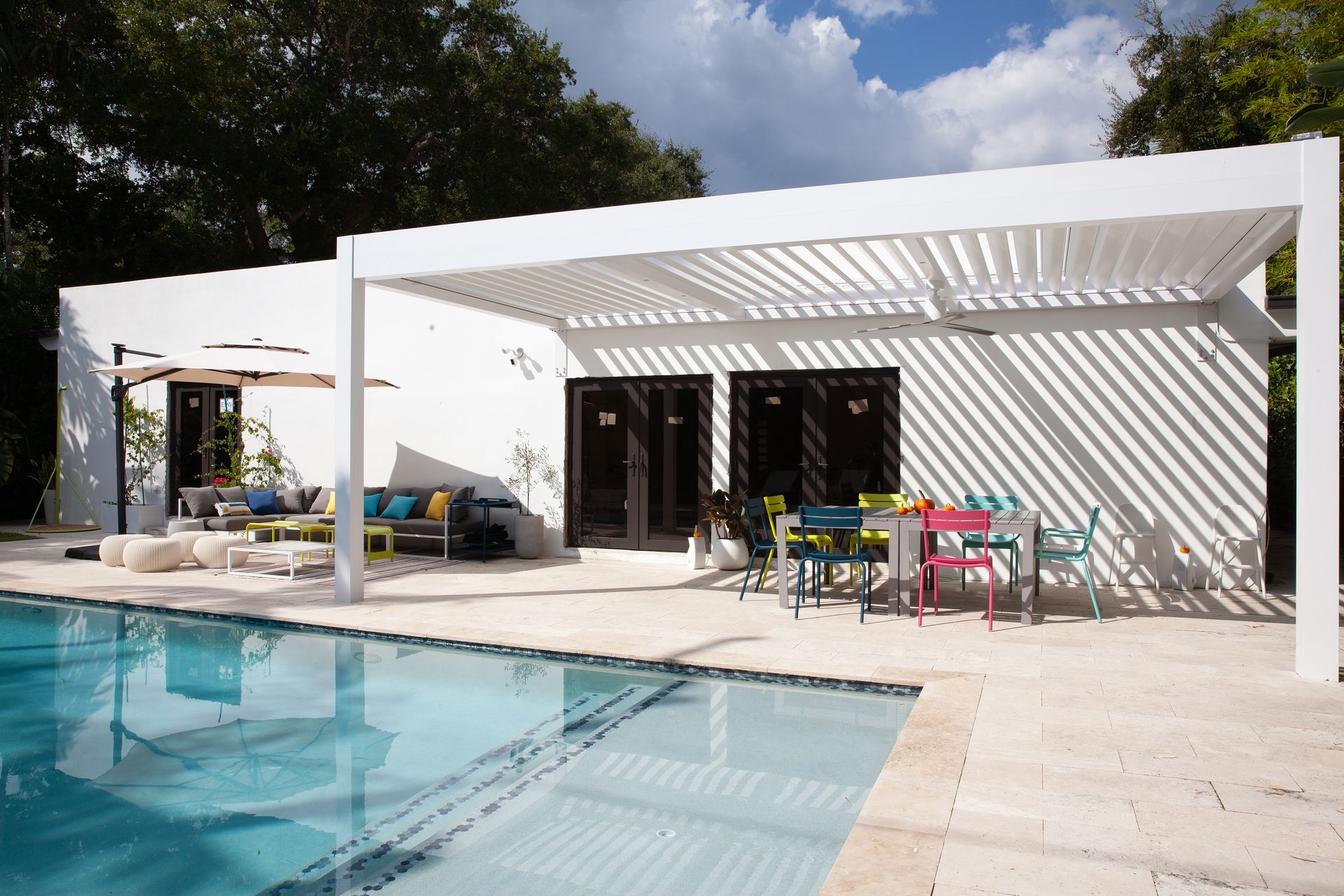 Louvered Pergolas — Kool Covers project photo 10