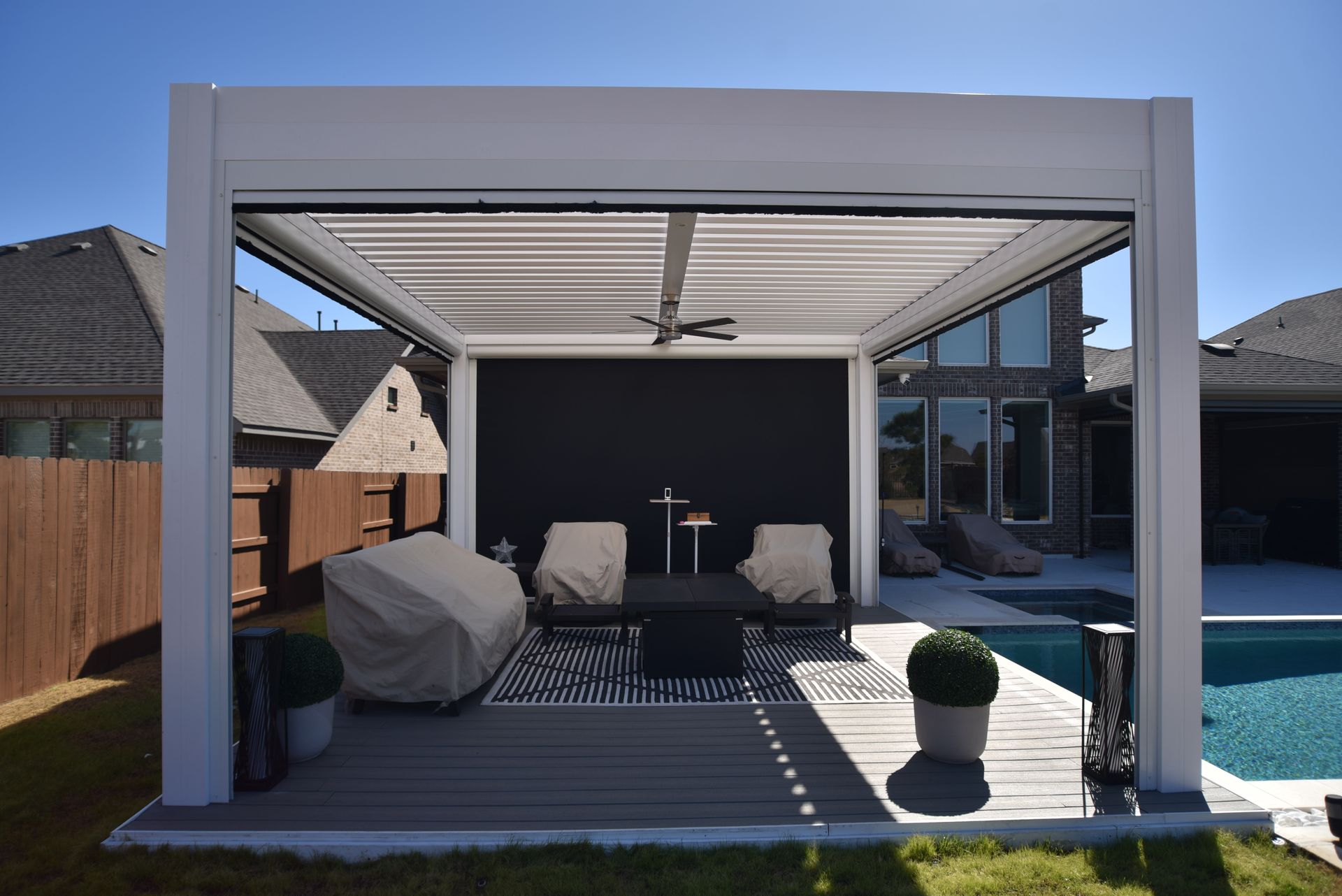 Louvered Pergolas — Kool Covers project photo 4
