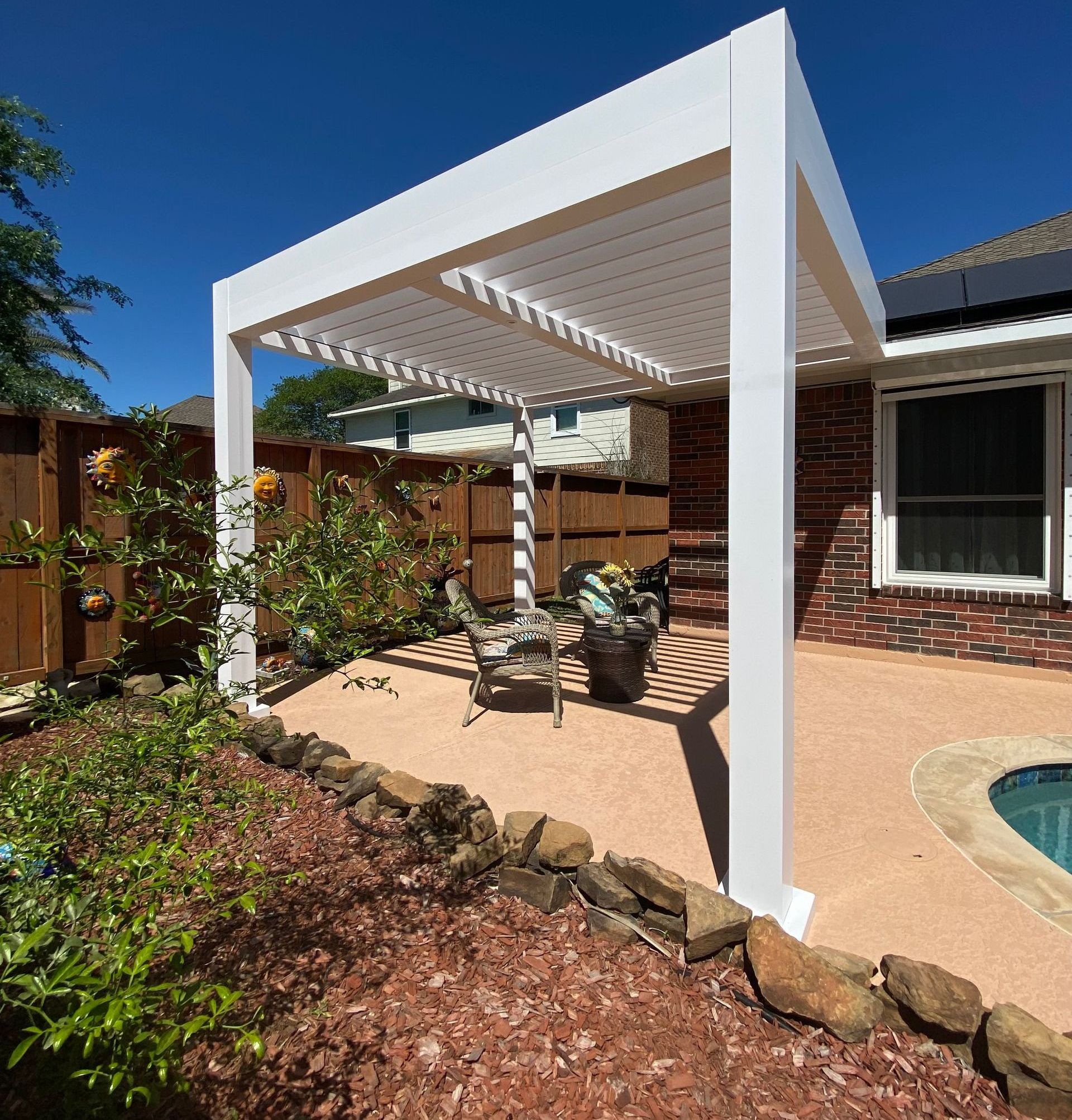 Louvered Pergolas — Kool Covers project photo 2