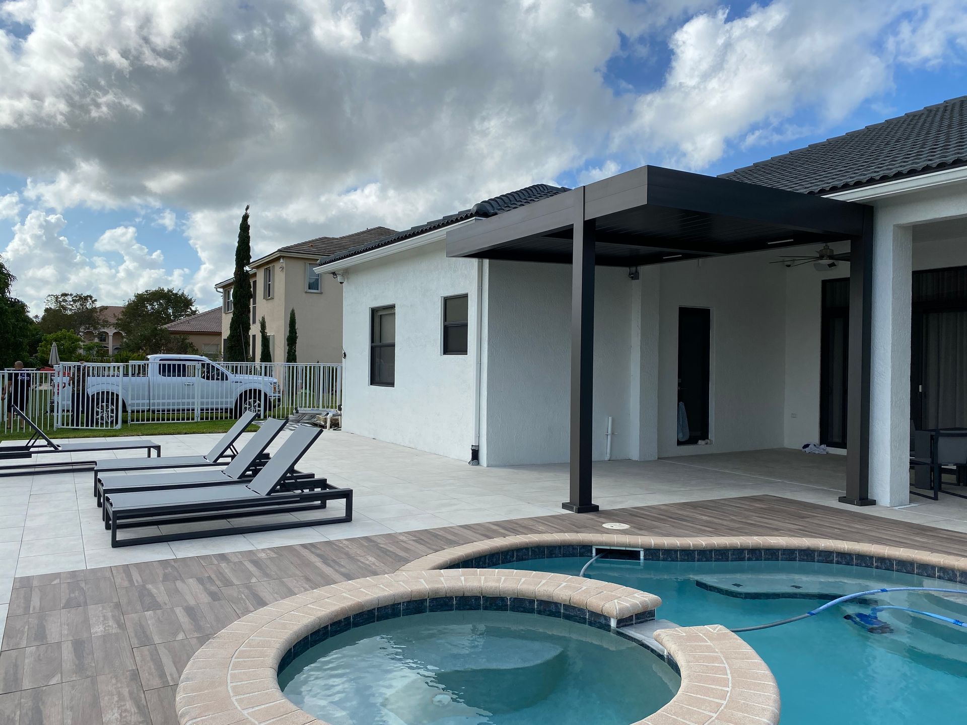Louvered Pergolas — Kool Covers project photo 9