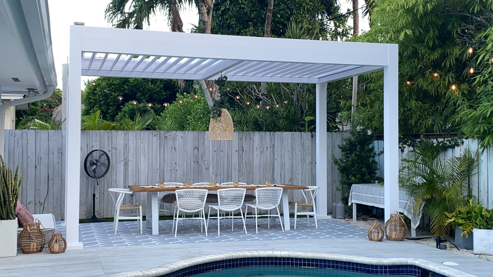 Louvered Pergolas — Kool Covers project photo 13