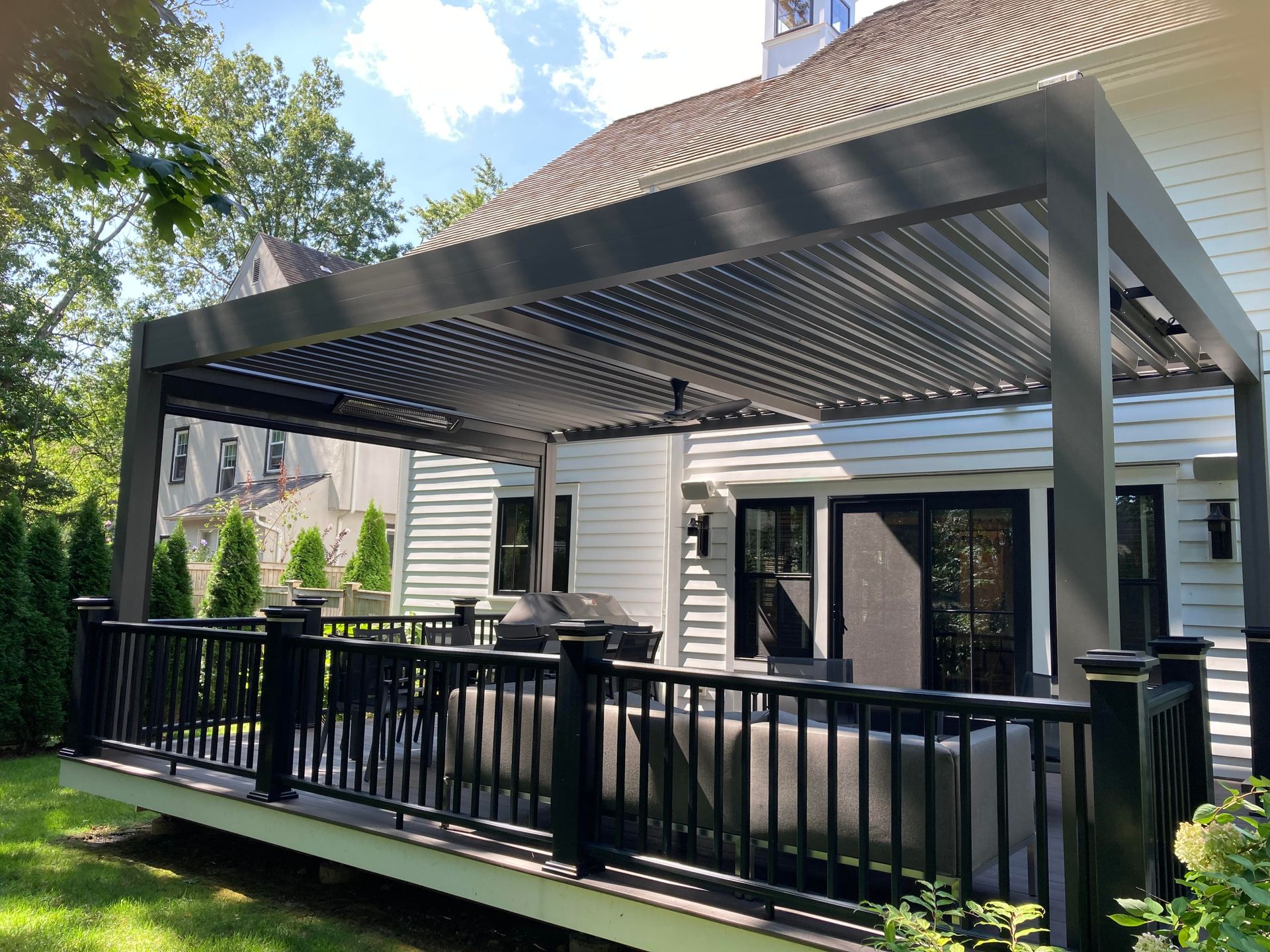 Louvered Pergolas — Kool Covers project photo 7